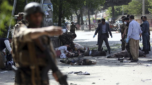 doble atentado en Kabul Se elevan a 21 los muertos en el doble atentado en Kabul
